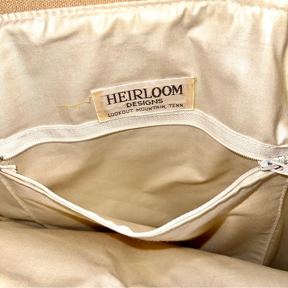 HEIRLOOM DESIGNS LOOKOUT MT, TENN PUFFY BUTTERFLY  AND FLORAL TOTE PURSE - Picture 9 of 12